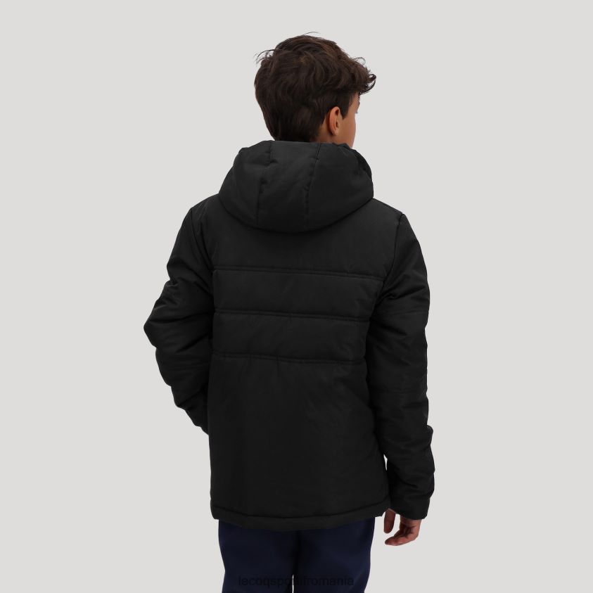copii jacheta neagra 4L4FJF658 Le Coq Sportif îmbrăcăminte