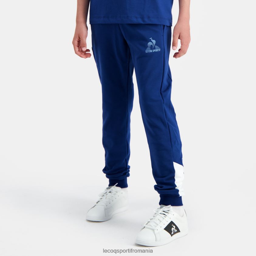 copii pantaloni albastri 4L4FJF412 Le Coq Sportif îmbrăcăminte
