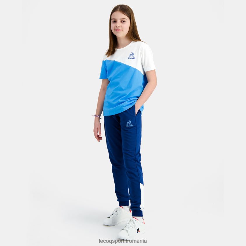 copii pantaloni albastri 4L4FJF412 Le Coq Sportif îmbrăcăminte