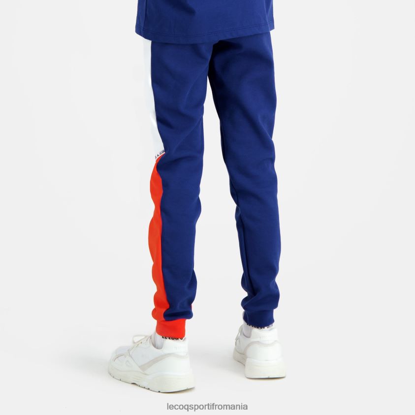 copii pantaloni albastri 4L4FJF647 Le Coq Sportif îmbrăcăminte