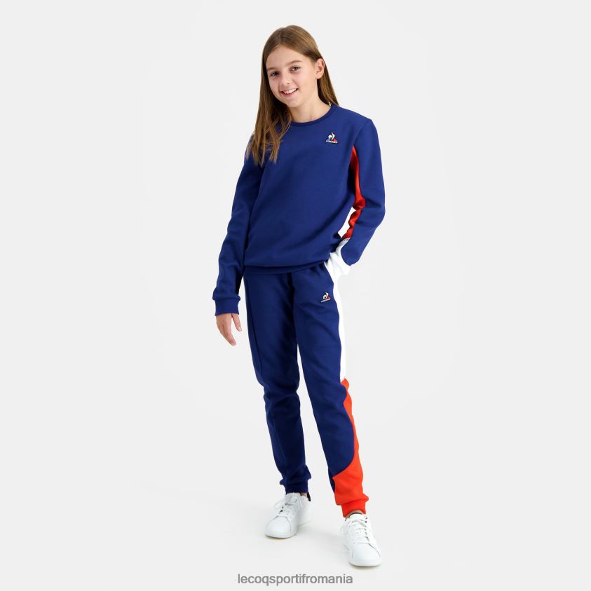 copii pantaloni albastri 4L4FJF647 Le Coq Sportif îmbrăcăminte