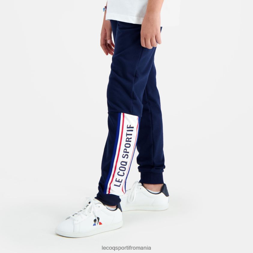 copii pantaloni albastri 4L4FJF652 Le Coq Sportif îmbrăcăminte