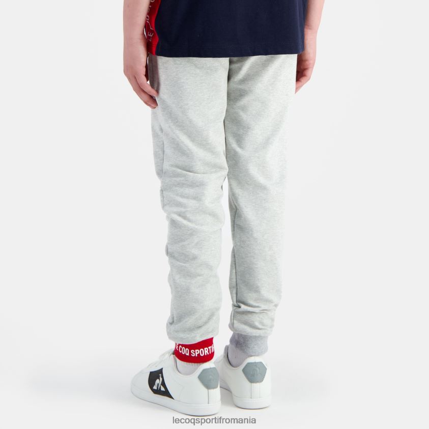 copii pantaloni gri 4L4FJF403 Le Coq Sportif îmbrăcăminte