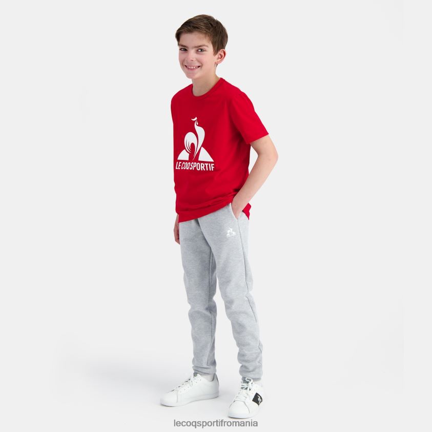 copii pantaloni gri 4L4FJF408 Le Coq Sportif îmbrăcăminte