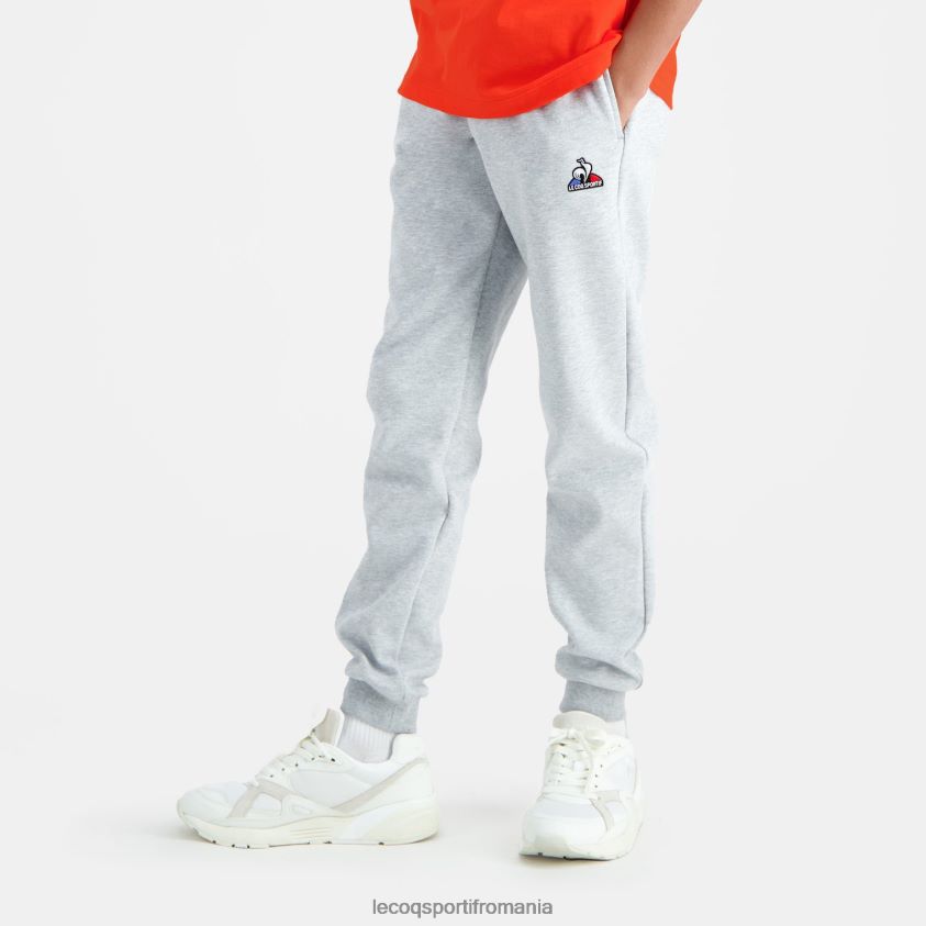 copii pantaloni gri 4L4FJF662 Le Coq Sportif îmbrăcăminte