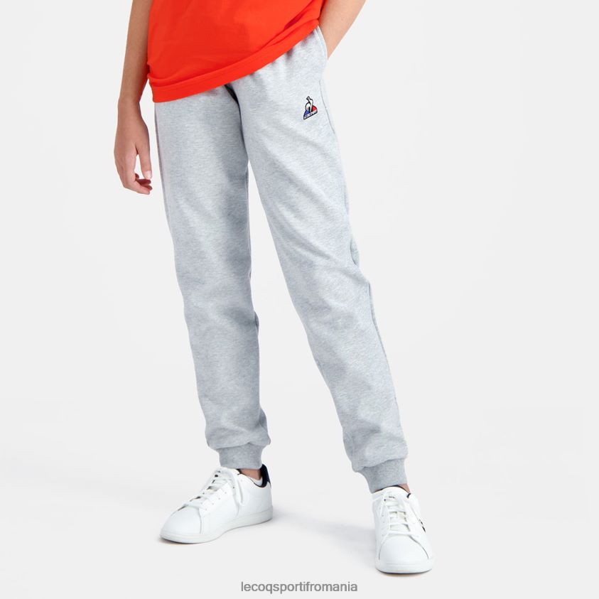 copii pantaloni gri 4L4FJF662 Le Coq Sportif îmbrăcăminte