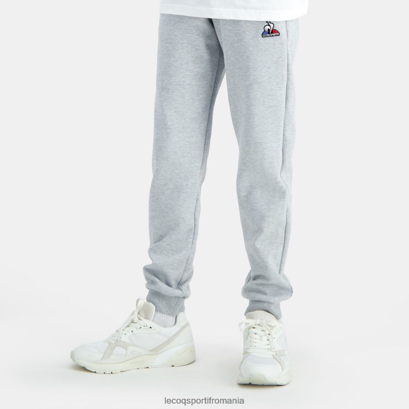 copii pantaloni gri 4L4FJF665 Le Coq Sportif îmbrăcăminte