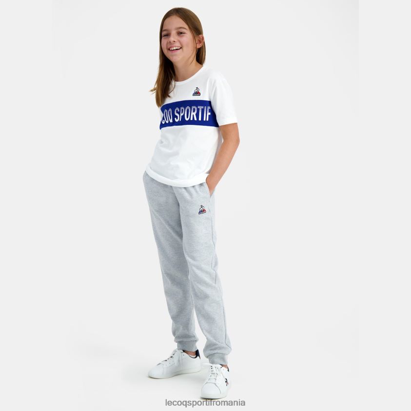 copii pantaloni gri 4L4FJF665 Le Coq Sportif îmbrăcăminte