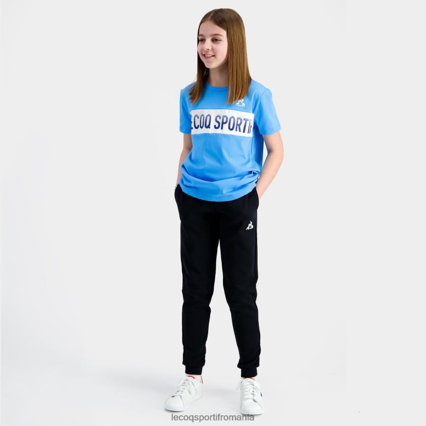 copii pantaloni negri 4L4FJF409 Le Coq Sportif îmbrăcăminte
