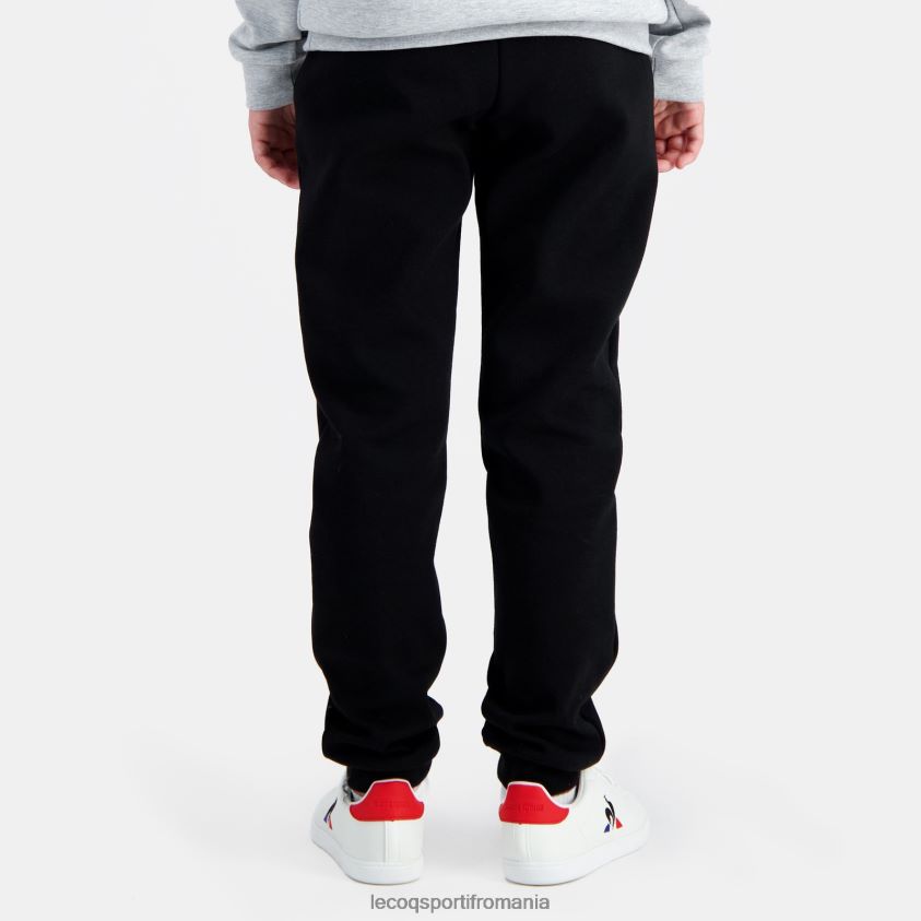 copii pantaloni negri 4L4FJF411 Le Coq Sportif îmbrăcăminte