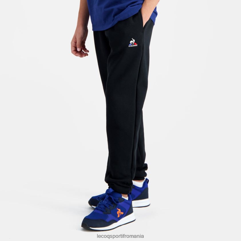 copii pantaloni negri 4L4FJF664 Le Coq Sportif îmbrăcăminte