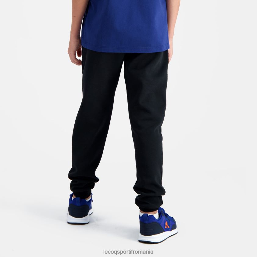 copii pantaloni negri 4L4FJF664 Le Coq Sportif îmbrăcăminte
