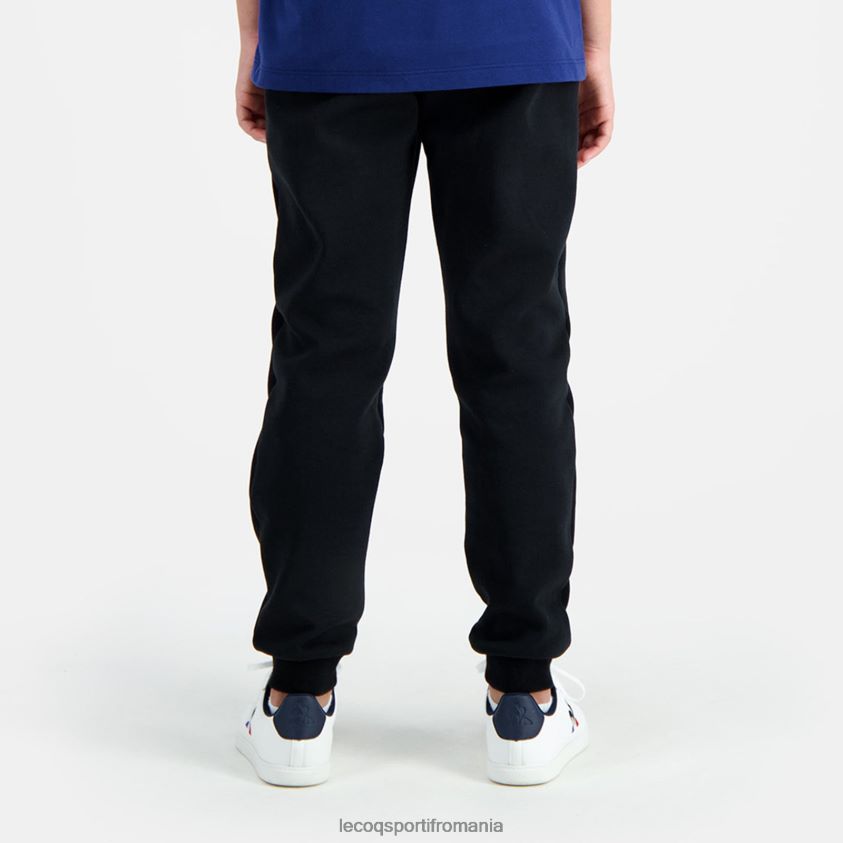 copii pantaloni negri 4L4FJF664 Le Coq Sportif îmbrăcăminte