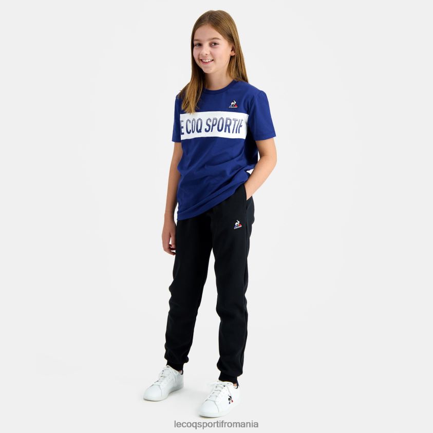 copii pantaloni negri 4L4FJF664 Le Coq Sportif îmbrăcăminte