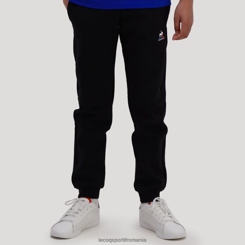 copii pantaloni negri 4L4FJF667 Le Coq Sportif îmbrăcăminte