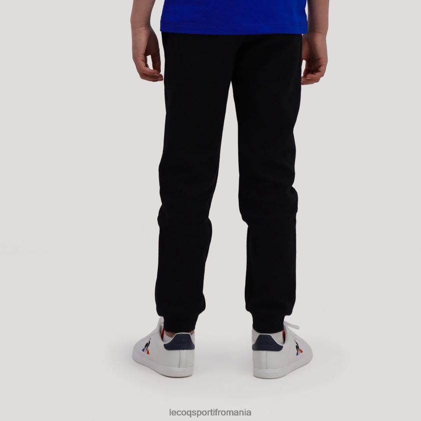 copii pantaloni negri 4L4FJF667 Le Coq Sportif îmbrăcăminte
