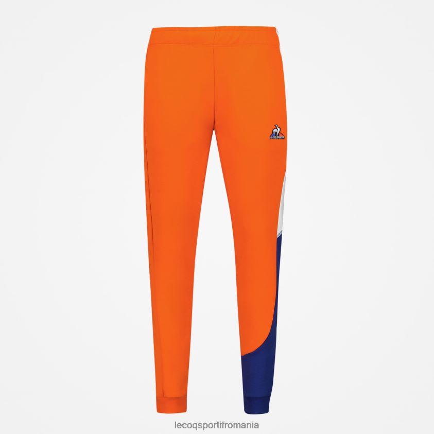 copii pantaloni portocalii 4L4FJF642 Le Coq Sportif îmbrăcăminte