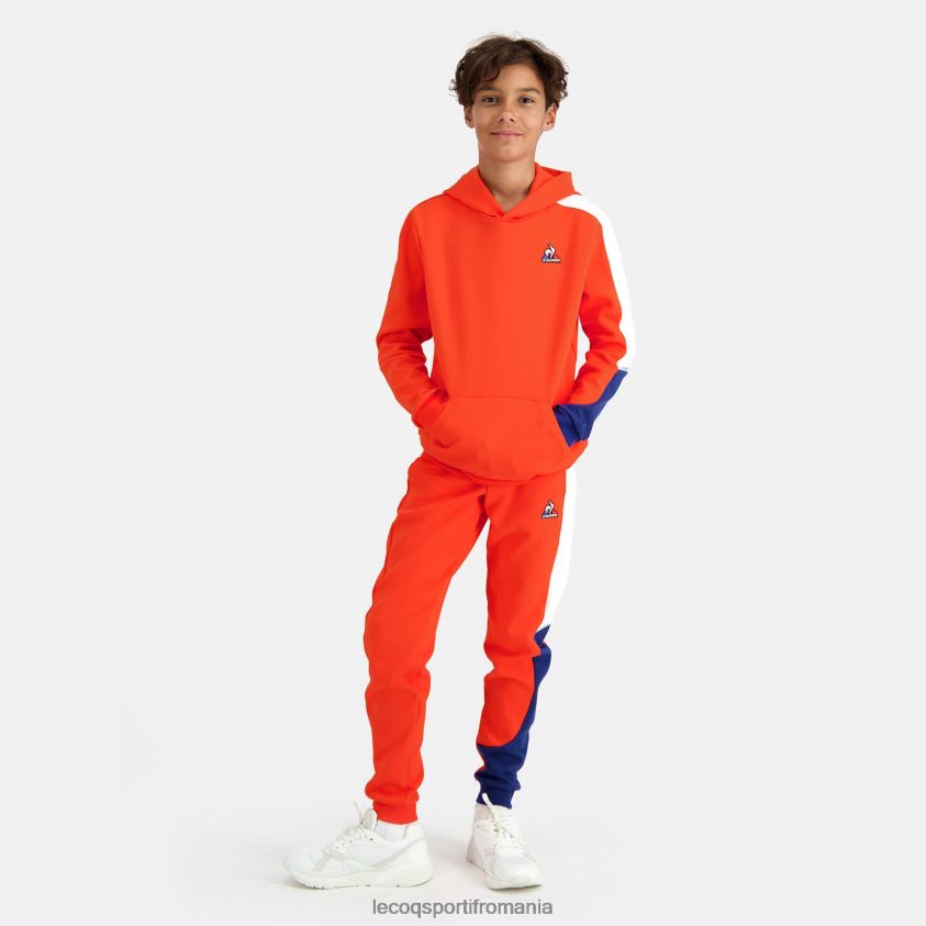copii pantaloni portocalii 4L4FJF642 Le Coq Sportif îmbrăcăminte