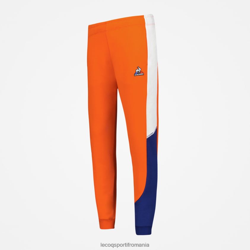 copii pantaloni portocalii 4L4FJF642 Le Coq Sportif îmbrăcăminte