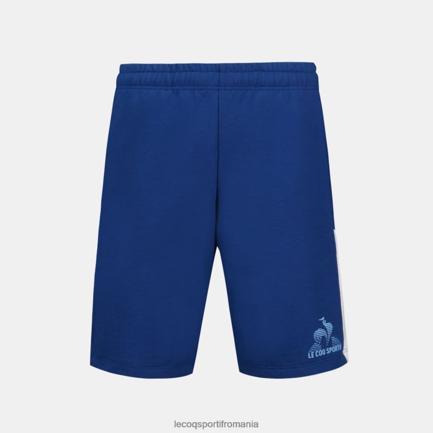 copii pantaloni scurți albaștri 4L4FJF401 Le Coq Sportif îmbrăcăminte