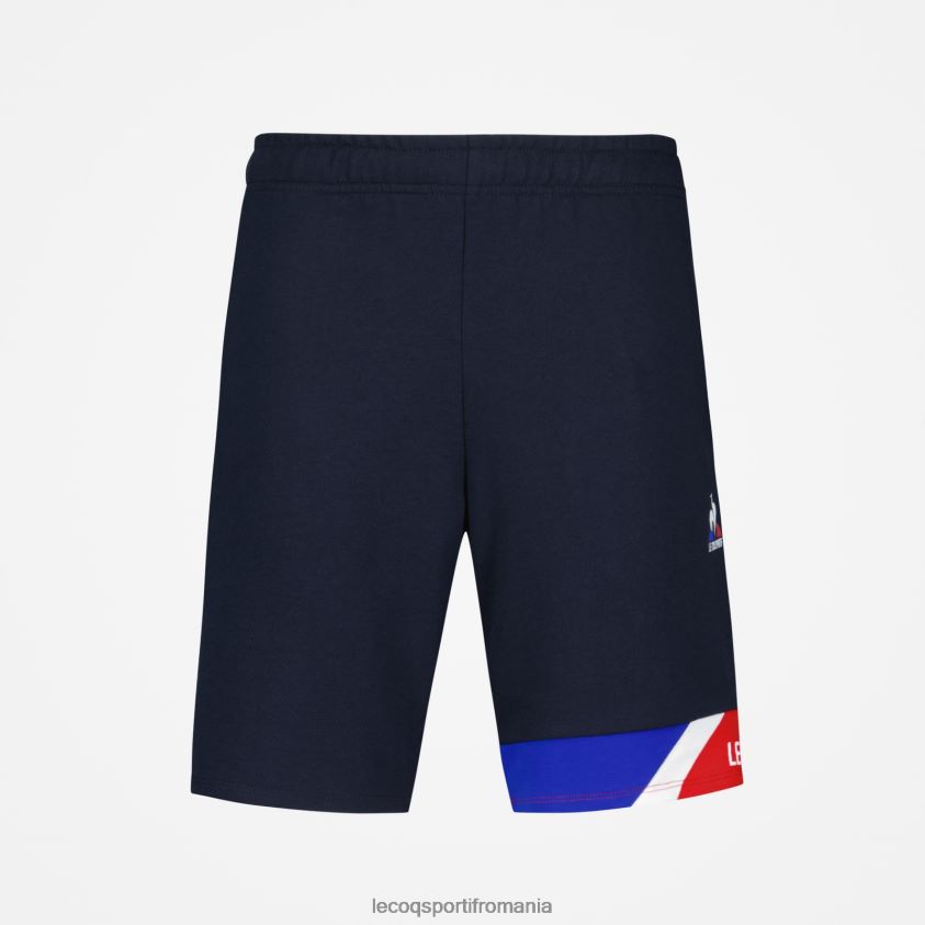 copii pantaloni scurți albaștri 4L4FJF407 Le Coq Sportif îmbrăcăminte