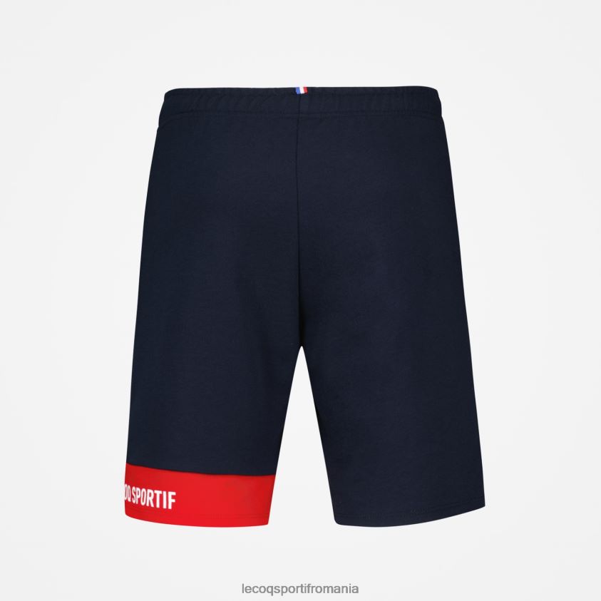 copii pantaloni scurți albaștri 4L4FJF407 Le Coq Sportif îmbrăcăminte