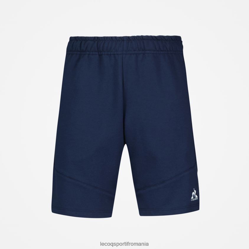 copii pantaloni scurți albaștri 4L4FJF415 Le Coq Sportif îmbrăcăminte