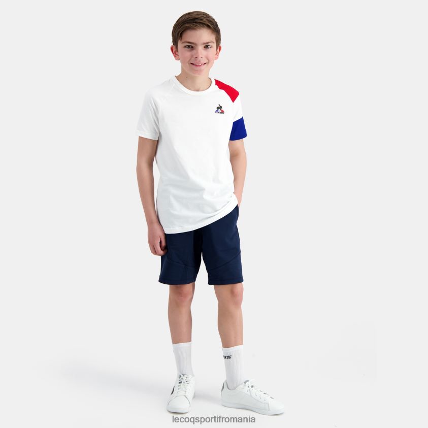 copii pantaloni scurți albaștri 4L4FJF415 Le Coq Sportif îmbrăcăminte