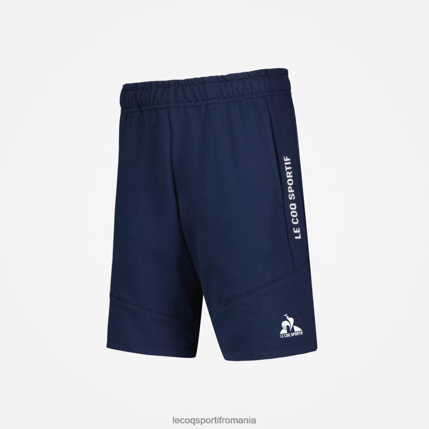 copii pantaloni scurți albaștri 4L4FJF415 Le Coq Sportif îmbrăcăminte