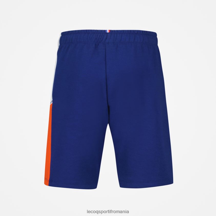 copii pantaloni scurți albaștri 4L4FJF641 Le Coq Sportif îmbrăcăminte