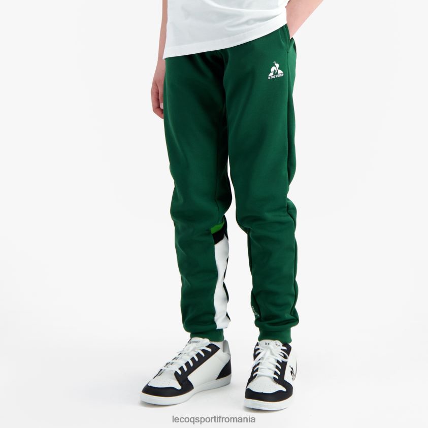 copii pantaloni verzi 4L4FJF406 Le Coq Sportif îmbrăcăminte