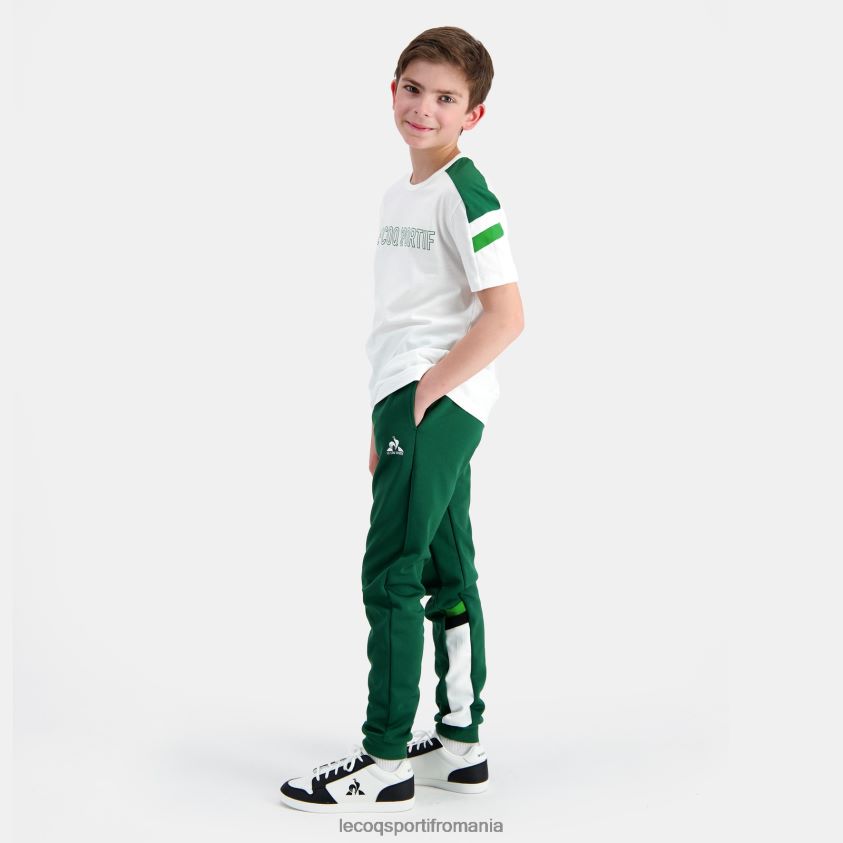 copii pantaloni verzi 4L4FJF406 Le Coq Sportif îmbrăcăminte