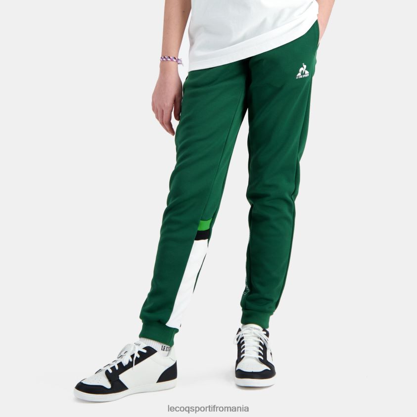 copii pantaloni verzi 4L4FJF406 Le Coq Sportif îmbrăcăminte