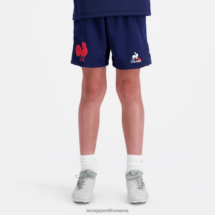 copii replica scurtă - xv de france blue 4L4FJF413 Le Coq Sportif îmbrăcăminte