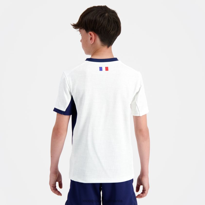 copii replica tricou xv de france - rugby world cup 2023 alb 4L4FJF695 Le Coq Sportif îmbrăcăminte