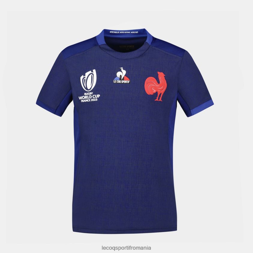 copii replica tricou xv de france - rugby world cup 2023 albastru 4L4FJF694 Le Coq Sportif îmbrăcăminte