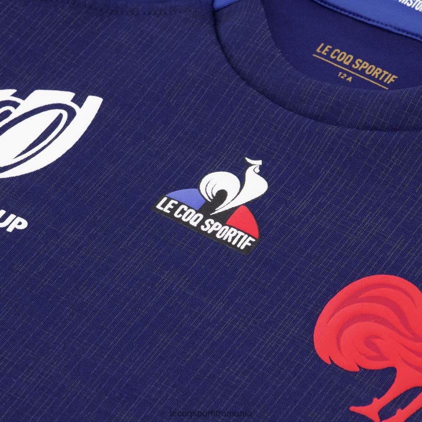 copii replica tricou xv de france - rugby world cup 2023 albastru 4L4FJF694 Le Coq Sportif îmbrăcăminte