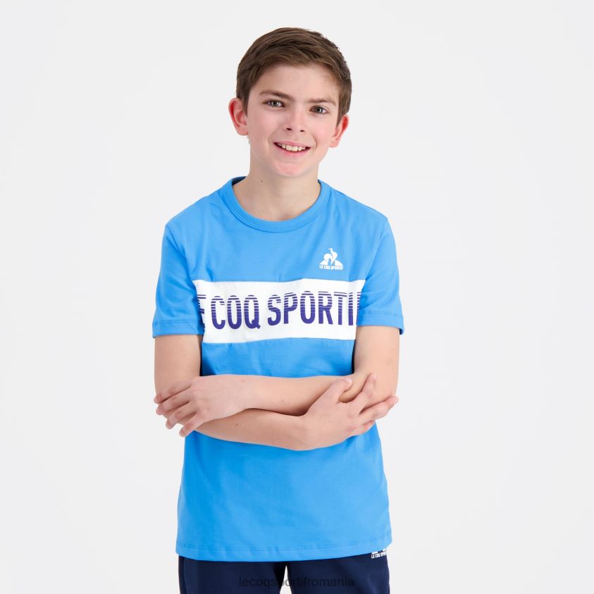 copii tricou albastru 4L4FJF379 Le Coq Sportif îmbrăcăminte