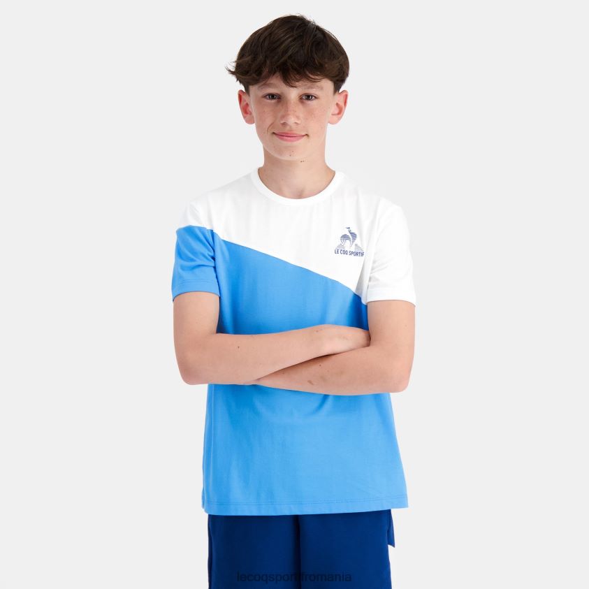copii tricou albastru 4L4FJF381 Le Coq Sportif îmbrăcăminte