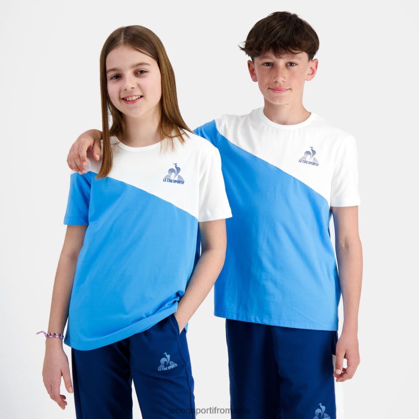 copii tricou albastru 4L4FJF381 Le Coq Sportif îmbrăcăminte