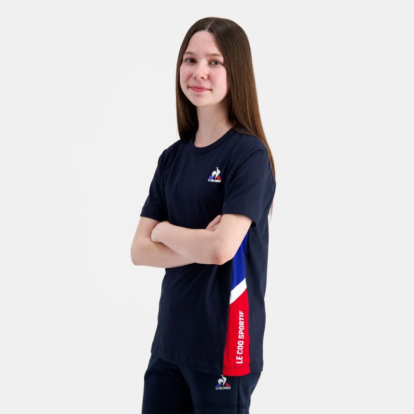 copii tricou albastru 4L4FJF385 Le Coq Sportif îmbrăcăminte