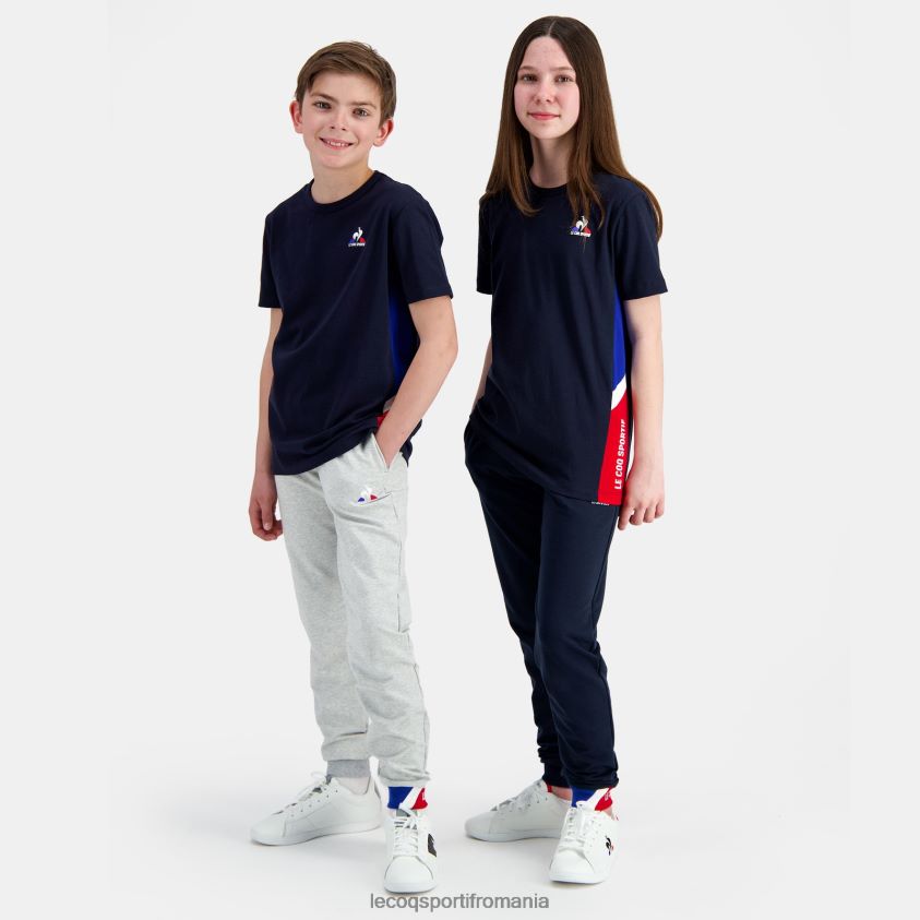 copii tricou albastru 4L4FJF385 Le Coq Sportif îmbrăcăminte