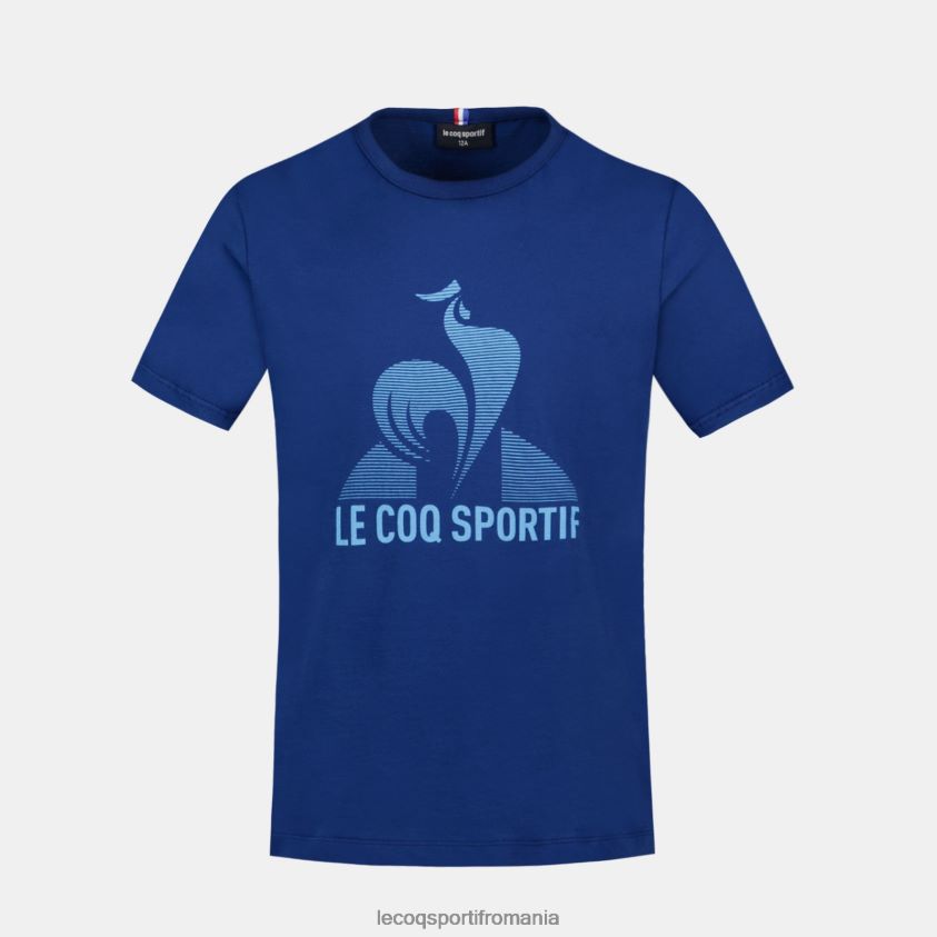 copii tricou albastru 4L4FJF386 Le Coq Sportif îmbrăcăminte
