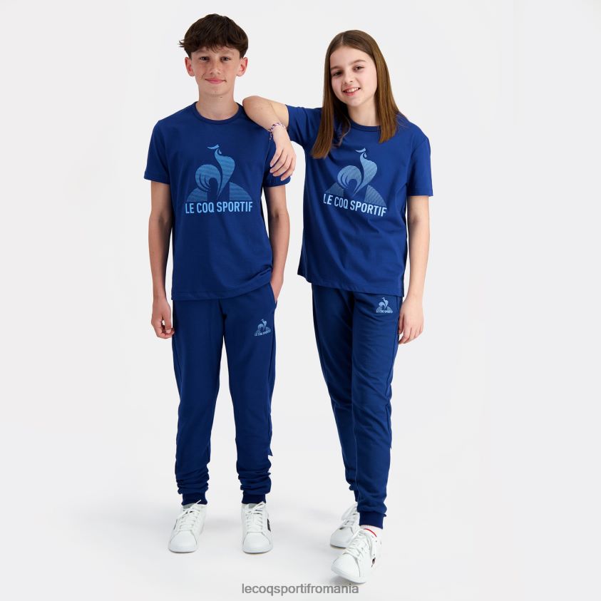 copii tricou albastru 4L4FJF386 Le Coq Sportif îmbrăcăminte
