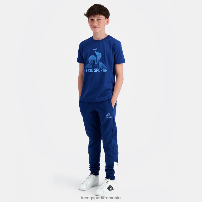 copii tricou albastru 4L4FJF386 Le Coq Sportif îmbrăcăminte
