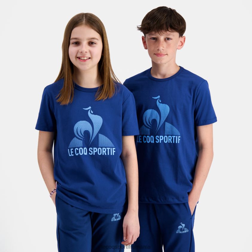 copii tricou albastru 4L4FJF386 Le Coq Sportif îmbrăcăminte