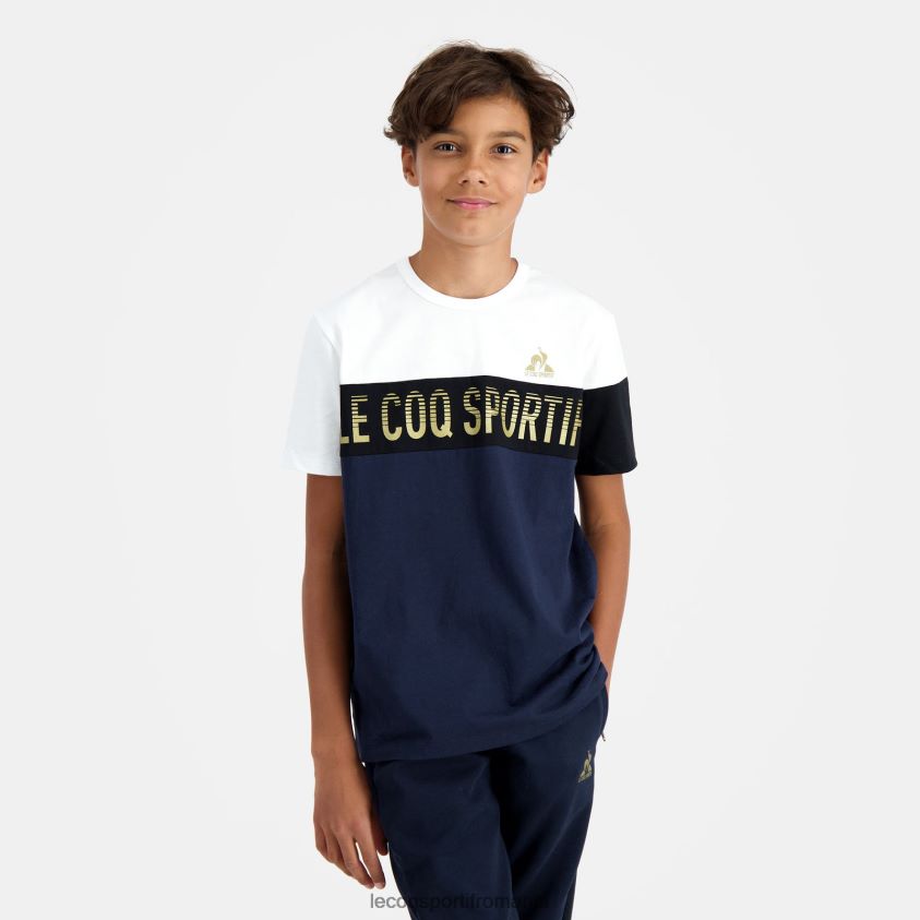copii tricou albastru 4L4FJF639 Le Coq Sportif îmbrăcăminte