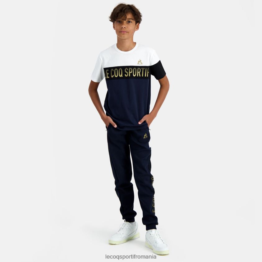 copii tricou albastru 4L4FJF639 Le Coq Sportif îmbrăcăminte