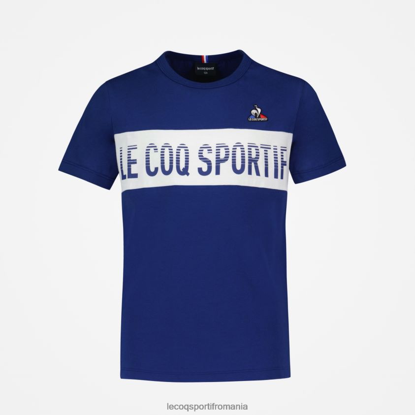 copii tricou albastru 4L4FJF644 Le Coq Sportif îmbrăcăminte