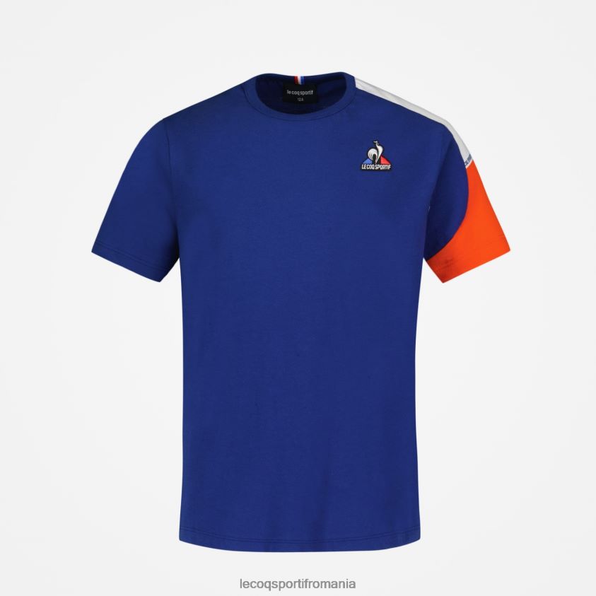 copii tricou albastru 4L4FJF651 Le Coq Sportif îmbrăcăminte